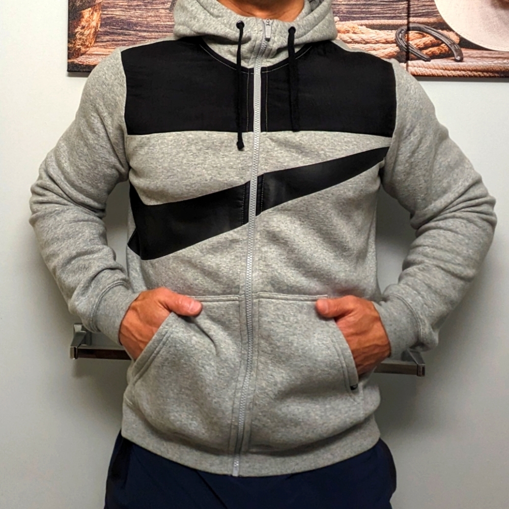 Men Nike Full Zip Hoodie Sportswear L